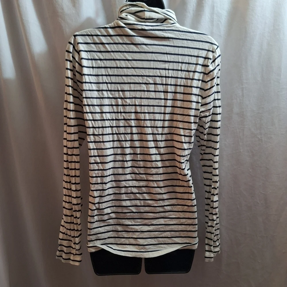 J.Crew striped turtleneck size medium